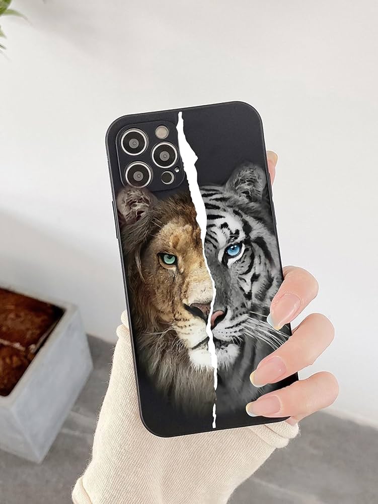 SAMSUNG - Tiger Tiger Pattern Coloured Drawing Horizontal Flip Leather Case